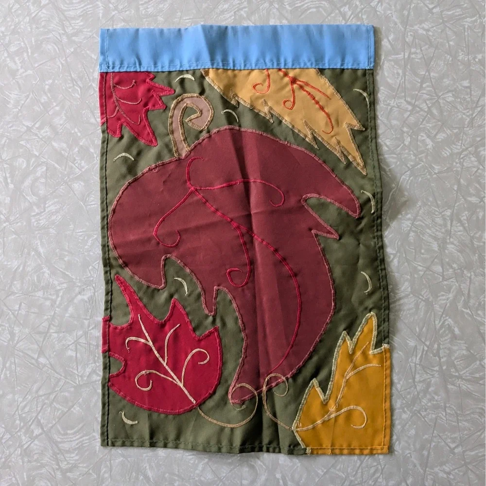 Fall Leaves Small Garden Flag Double Sided‎ Autumn Harvest Decor 12